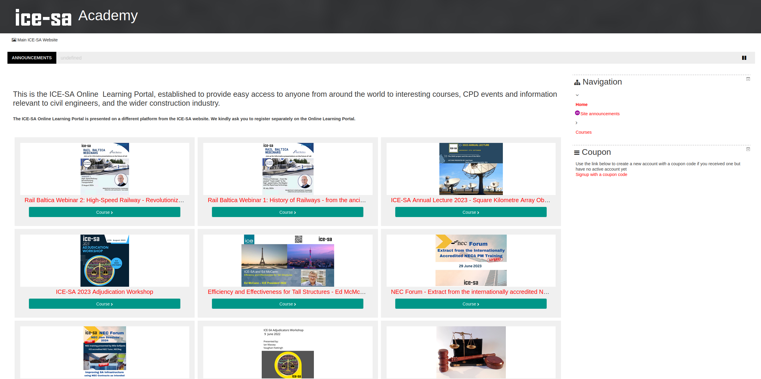 ICE-SA Online Learning Platform by Joshi Consultancy Services